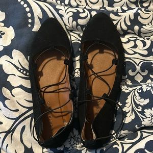 Size 10 Black Lucky Brand Shoes, Like new condition